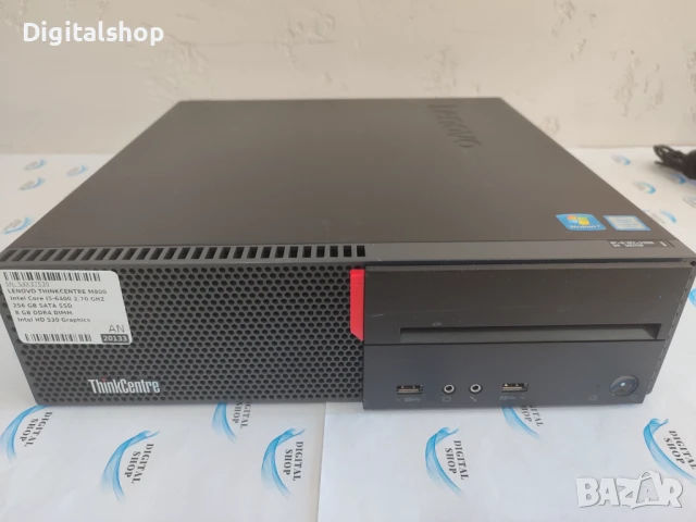 Компютър Lenovo ThinkCentre M800 SFF i5-6400, 8GB DDR4, 256 SSD,12 м.г, снимка 1