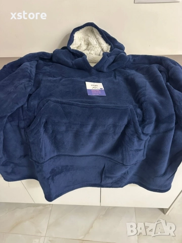 🧣 Дебело зимно одеяло с ръкави и качулка TOP QUALITY HOME SWEET, снимка 6 - Олекотени завивки и одеяла - 52802205