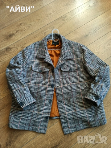 Дамска карирана риза-яке овършърт, снимка 9 - Якета - 53212929