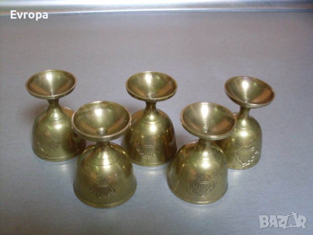 Бронзови чаши- 5бр., снимка 3 - Антикварни и старинни предмети - 43170855