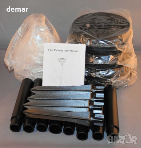 ECOWHO LED Соларни лампи за градина, 4 броя, снимка 8 - Соларни лампи - 43773742