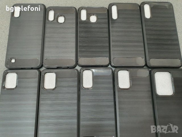 Samsung A51,A71,A21S,A41,A31,S20,S20+,S20 Ultra,A10,A20e,A40,A30s,A50,A70 силиконов гръб CARBON