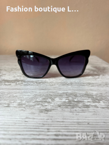 Черни слънчеви очила тип пеперуда 😎