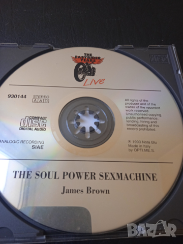 James Brown – The Soul Power Sexmachine - матричен диск Джеймс Браун - италианско издание, снимка 2 - CD дискове - 44912321