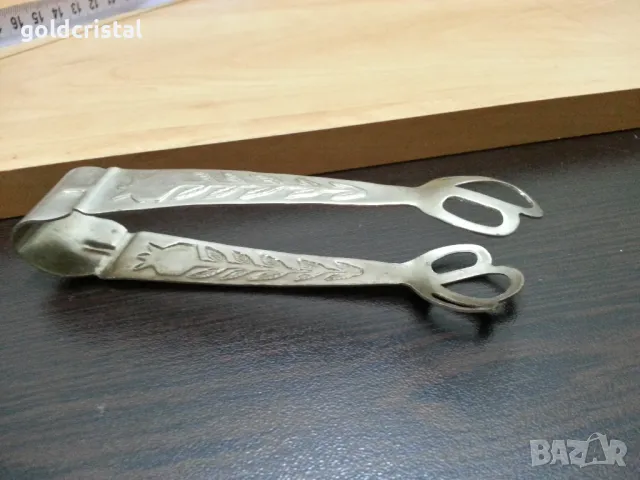 стара щипка за сервиране , снимка 4 - Антикварни и старинни предмети - 47488244