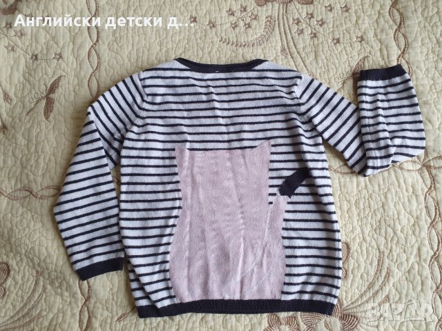 Английски детски пуловер , снимка 2 - Бебешки блузки - 38324855