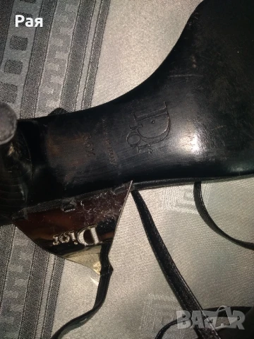 Сандали Christian Dior размер 36 1/2, снимка 7 - Дамски елегантни обувки - 50678446