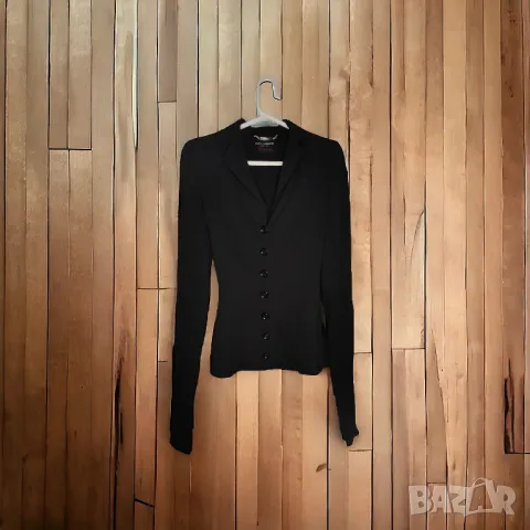 Dolce and Gabbana дамско винтидж сако от коприна, 40, S, снимка 3 - Сака - 48342476