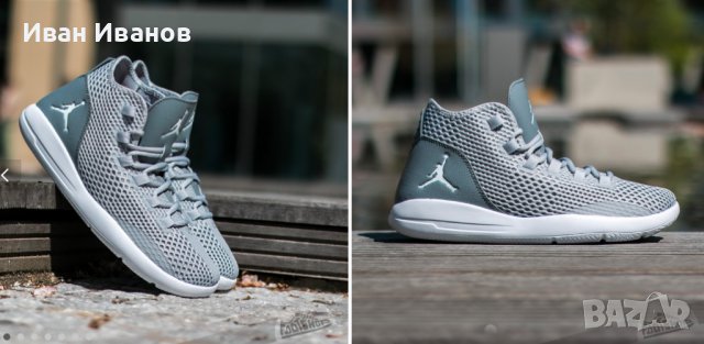 маратонки  JORDAN REVEAL Wolf Grey/ White  номер 40,5-41, снимка 3 - Маратонки - 39756700