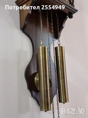 Старинен стенен часовник AMS, снимка 11 - Стенни часовници - 49753648