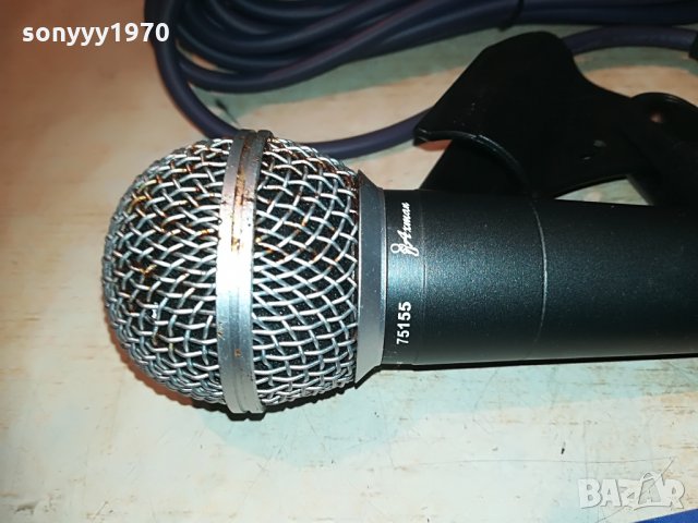 axman 75155 profi mic+кабел+държач-внос germany 1805211025, снимка 5 - Микрофони - 32914495