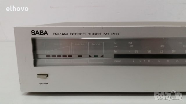 Стерео тунер SABA MT 200, снимка 3 - Ресийвъри, усилватели, смесителни пултове - 28507583