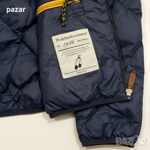PEAK PERFORMANCE Олекотено Скъсено Дамско Пухено Яке Пух M, снимка 5 - Якета - 52309395