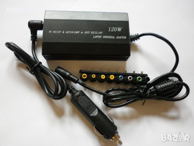 Адаптер зарядно за лаптоп. 100w Meind Notebook power adapter Захранване 220v / 12v, снимка 7 - Захранвания и кутии - 8904720
