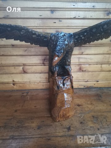 Продавам дървена фигура орел , снимка 9 - Декорация за дома - 28820671