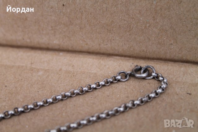 Уникално сребърно бижу с порцелан, снимка 6 - Колиета, медальони, синджири - 44050164