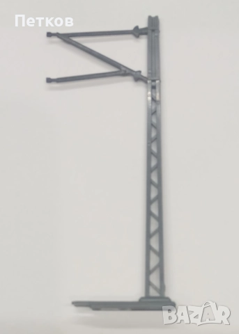 Стълб за въздушно захранване за влакче H0.