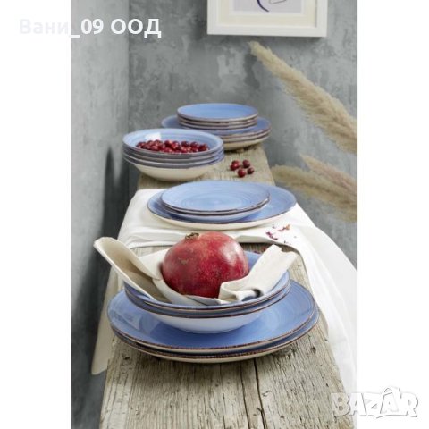 Сервиз за хранене в синьо, снимка 2 - Сервизи - 40513421