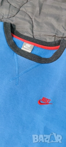 Nike пуловер ретро Old School Shirts Светло синя, снимка 2 - Спортни дрехи, екипи - 52123523