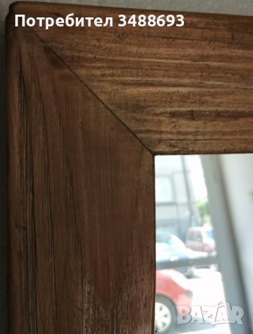 ОГЛЕДАЛО С ДЪРВЕНА РАМКА , снимка 5 - Други - 38468650