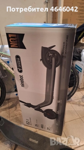 Електрическа тротинетка Segway Ninebot E2, снимка 7 - Други спортове - 52348329