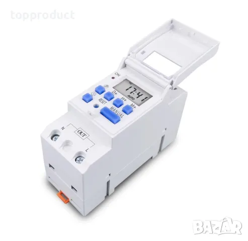 Седмичен програматор с 5 функции, цикличен таймер, отложен старт, секунден таймер 