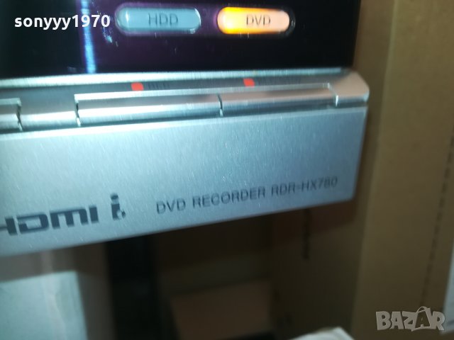 sony rdr-hx780 dvd recorder hdd/dvd/usb/hdmi 1204211840, снимка 9 - Плейъри, домашно кино, прожектори - 32521846