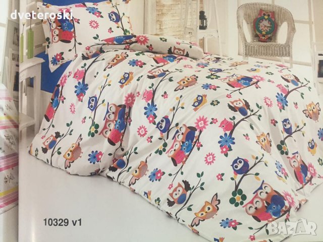 Спално бельо ранфорс за единично легло за тийнейджърки и деца , снимка 14 - Спално бельо - 16092921