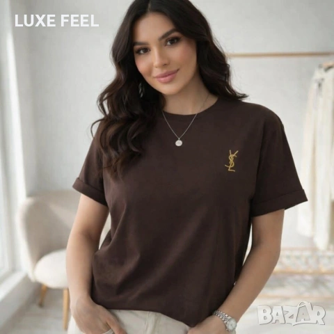 YSL✨Дамски Памучни Тениски 