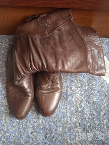 Mister Minit дамски ботуши естествена кожа, снимка 2 - Дамски ботуши - 43791320