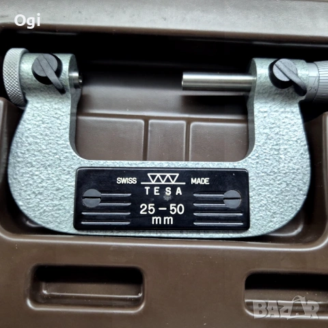 Микрометър резбомер TESA , снимка 5 - Стругове - 51798459