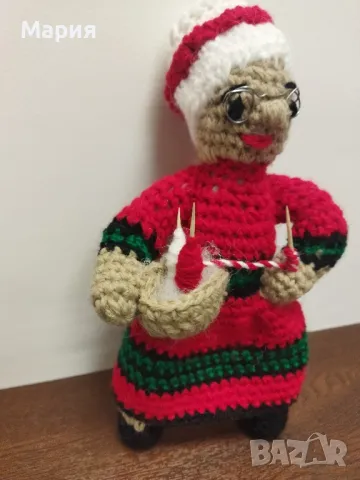Плетена баба Марта , снимка 2 - Декорация за дома - 48773684