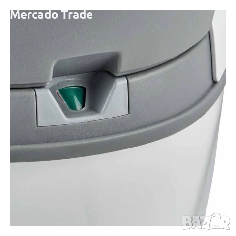 Мобилна химическа къмпинг тоалетна Mercado Trade, Пластмаса, Бял, снимка 7 - Химически тоалетни - 51522109
