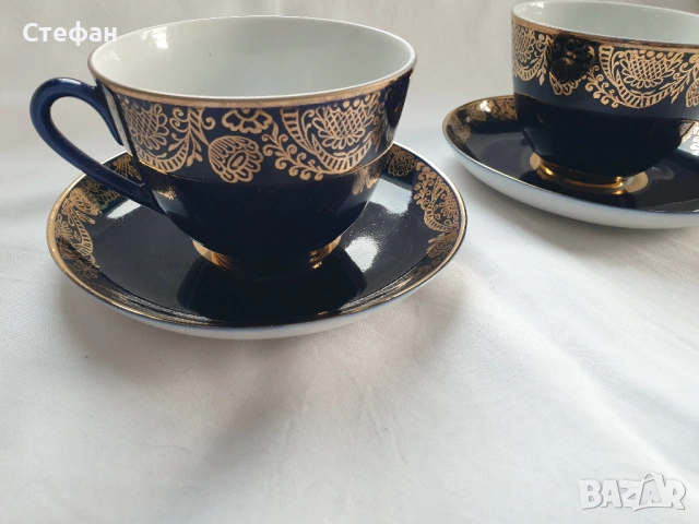 Порцеланов комплект ЛФЗ, снимка 2 - Антикварни и старинни предмети - 53077103