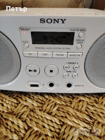 Радио Sony ZS-PS50, снимка 6 - Радиокасетофони, транзистори - 50152694