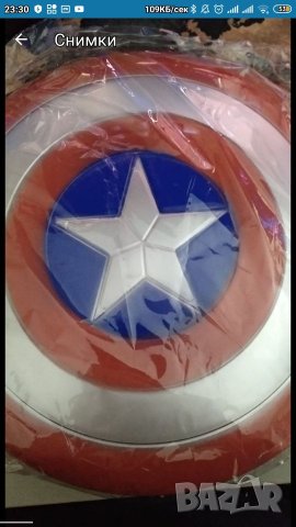 Щит на Капитан Америка, снимка 1 - Играчки за стая - 25751188