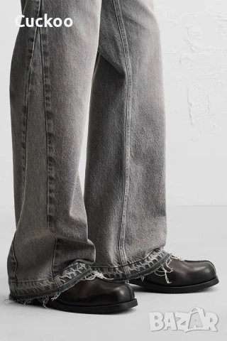 Zara Flare Fit Jeans - 46 НОВИ, снимка 9 - Дънки - 53582953