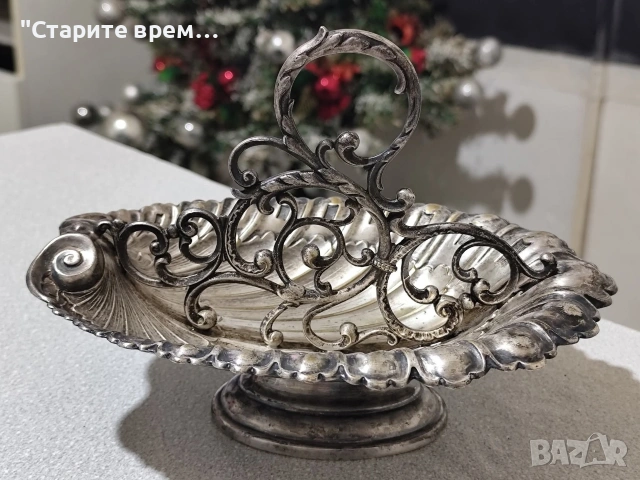 Антикварен Посребрен Лъжичник WMF 