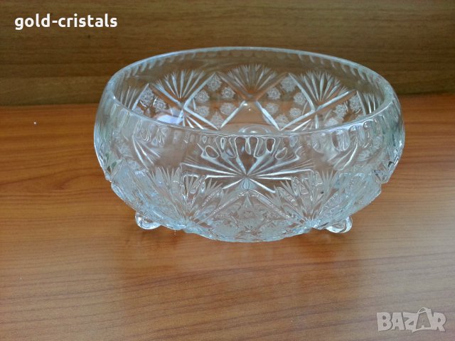 кристална купа фруктиера , снимка 1 - Антикварни и старинни предмети - 27748257
