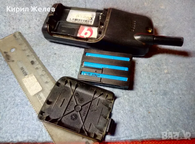 SIEMENS MADE by CUWAN Стар КОЛЕКЦИОНЕРСКИ МОБИЛЕН ТЕЛЕФОН GSM АПАРАТ СИМЕНС с КАРТА b-connect 26600, снимка 2 - Siemens - 47615033