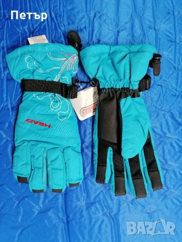 Продавам нови дамски сини водоустойчиви четирислойни ръкавици Head  , снимка 4 - Зимни спортове - 35642229