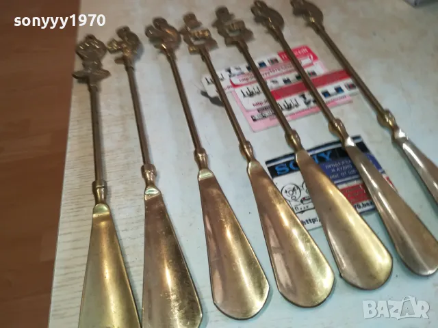 МЕСИНГОВИ ОБУВАЛКИ ОТ БЕЛГИЯ 0102251935, снимка 3 - Антикварни и старинни предмети - 48922056