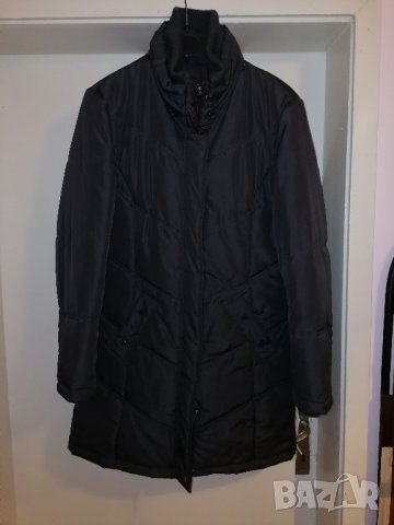Тъмносиво есенно-зимно яке без подплата Л размер