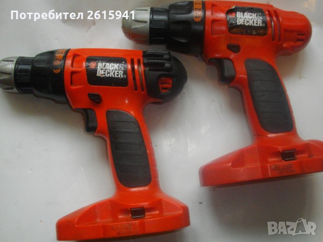 18 Волта-Black Decker CD18C-Боди-Тяло За Винтоверт-Английско-Отлично, снимка 1 - Винтоверти - 28315443