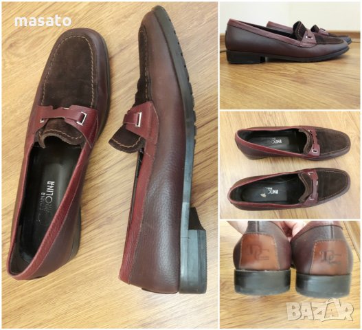 обувки DONNA CAROLINA от естествена кожа и велур, снимка 6 - Дамски ежедневни обувки - 28632682