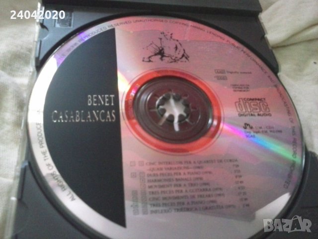 Benet Casablancas оригинален испански диск класическа музика, снимка 3 - CD дискове - 32458929