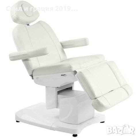 Електрическа кушетка Azzurro 708A (4 мотора) - бяла 190 X 62/68 X 59/91 см, снимка 1
