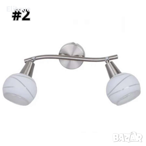 Спот с 1 ,2 ,3 или 4 лампи, Sion, E 14, 1 max 40W, снимка 4 - Други - 52853764