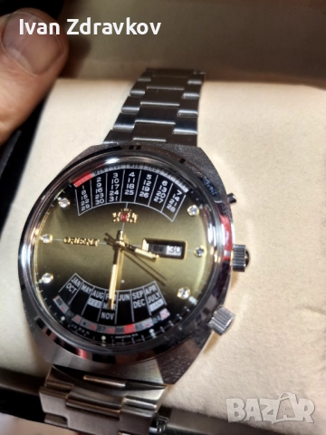 Продавам Ориент Orient вечен календар/ perpetual calendar, снимка 2 - Мъжки - 52335295
