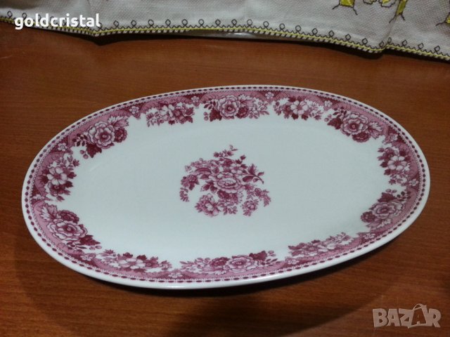 Немски порцелан плато , снимка 4 - Антикварни и старинни предмети - 43245935